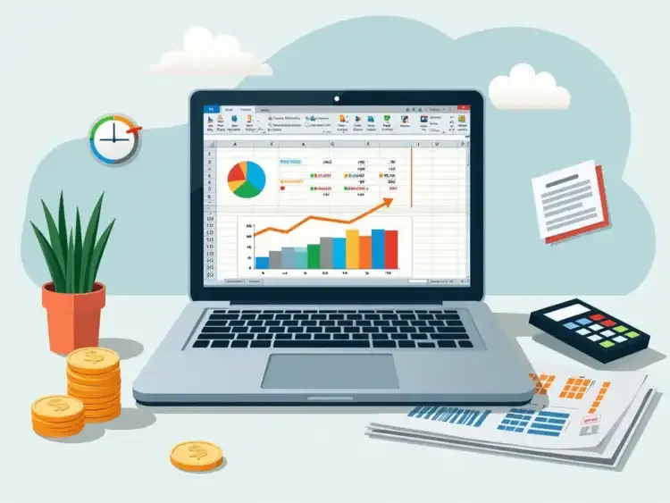 Excel budgeting tutorial with spreadsheets and financial planning tools