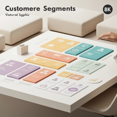 Customer segments visualization