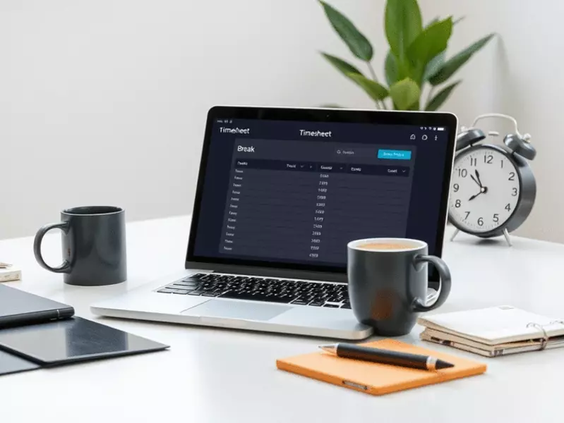 Employee Timesheet with Automatic Breaks