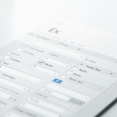 Excel spreadsheet with form controls