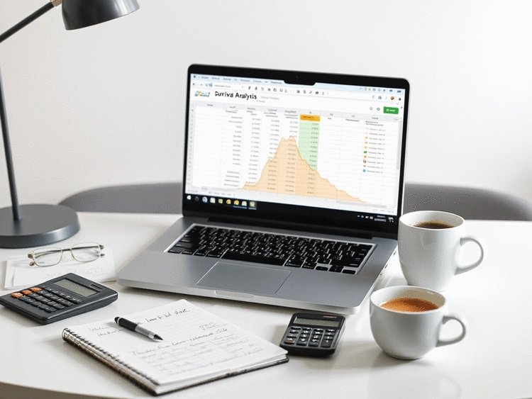Survival Analysis Techniques with Excel