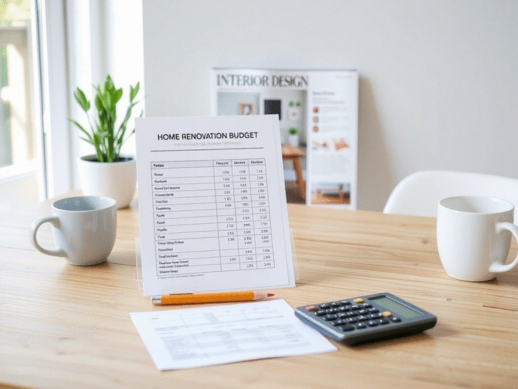 Home Renovation Budget Planner Template